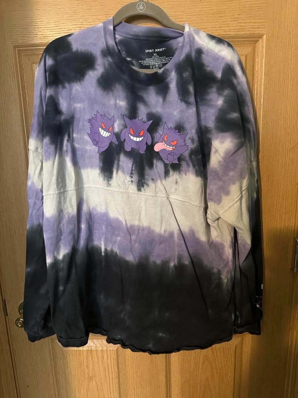 Japan LA x Pokemon Gengar Tie-Dye Long Sleeve Spirit Jersey XL